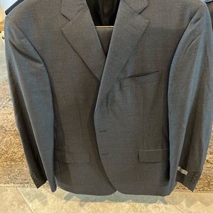 Canali, 44R 38 R, dark gray men's suit